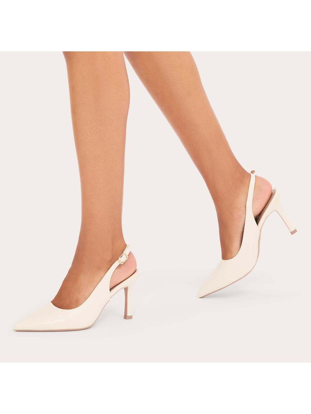 Carvela Corletta Wide Fit Bone Sling Back Heel EU36/US5.5